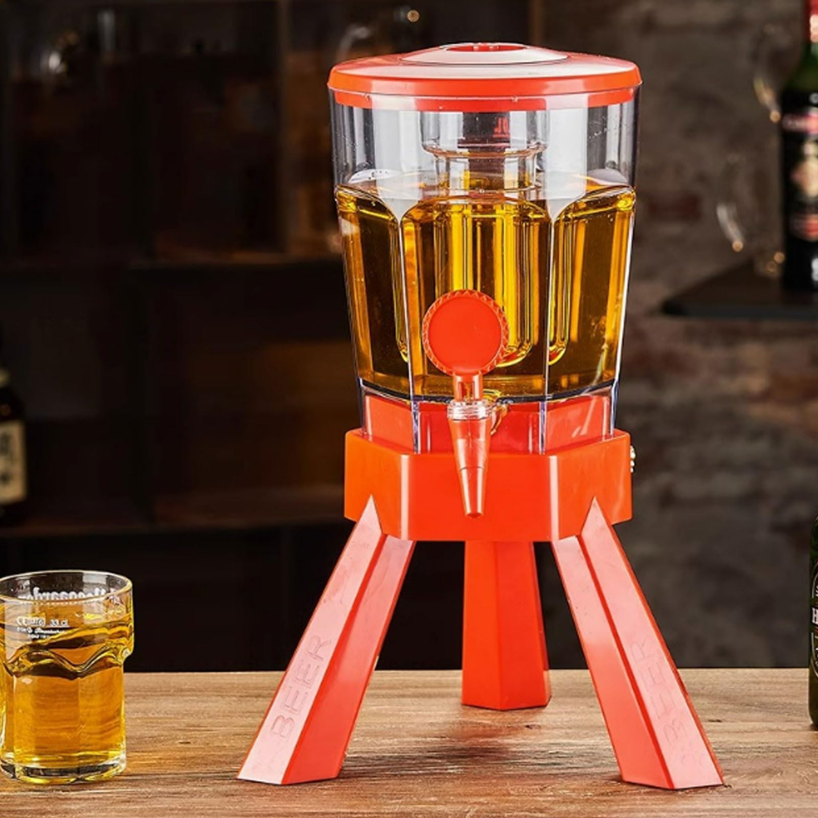 Amazon | ビールタワーディスペンサー、ドリンクディスペンサー、卓上